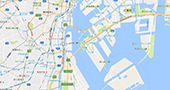Odaiba, Tokyo Bay - Map
